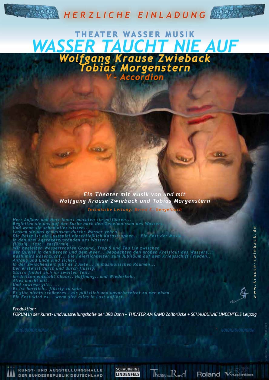 W A S S E R   T A U C H T   N I E   A U F